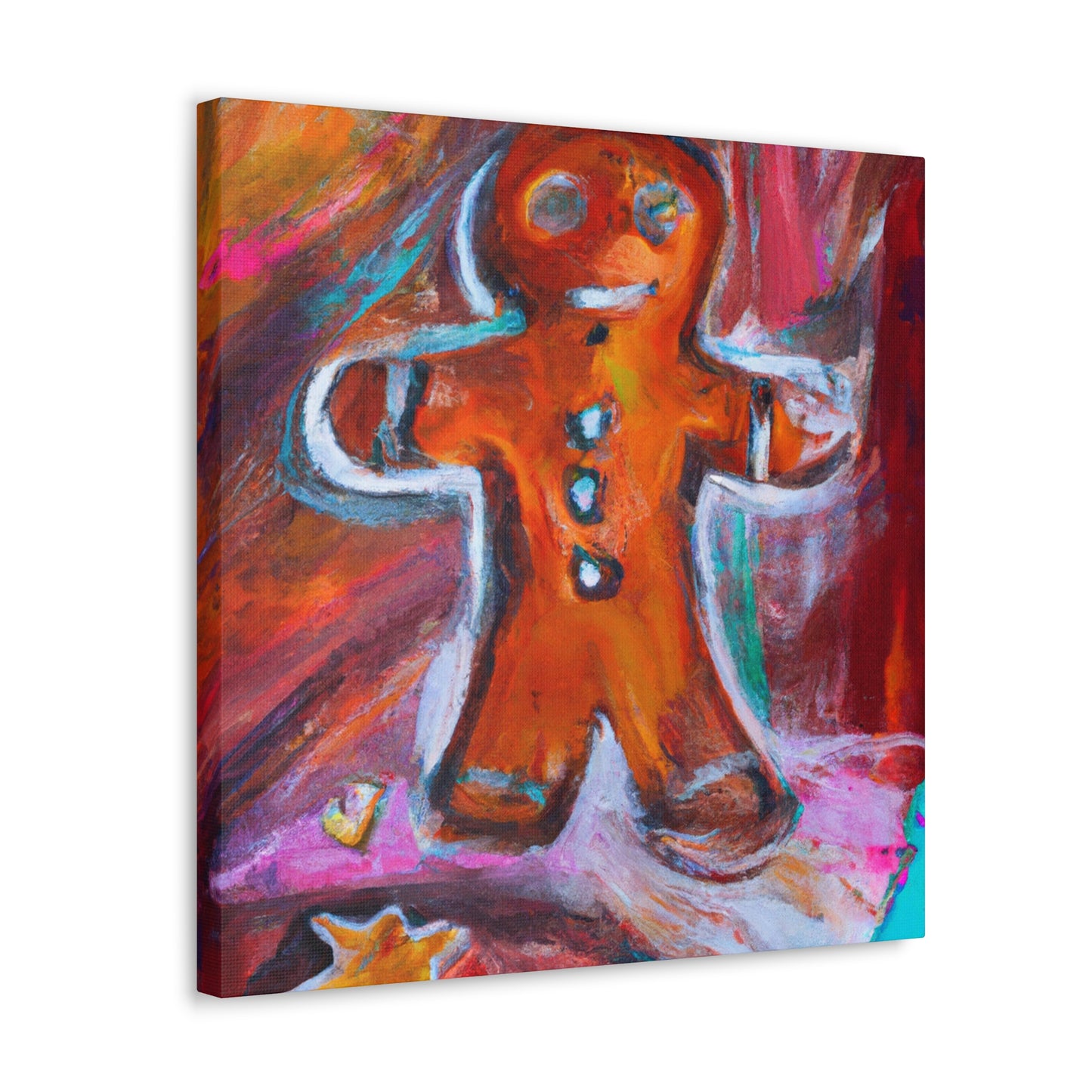 Gingerbread Man Realism - Canvas