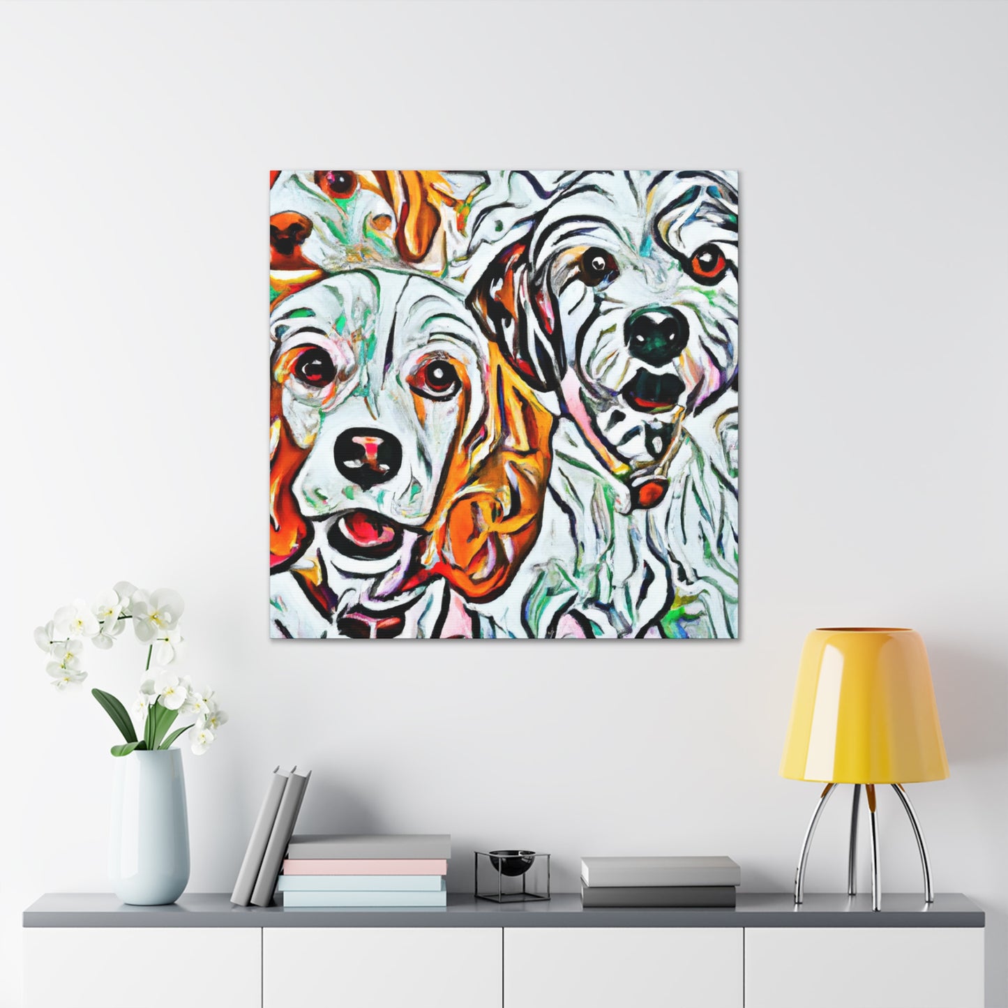 Spaniel in Abstractions - Canvas