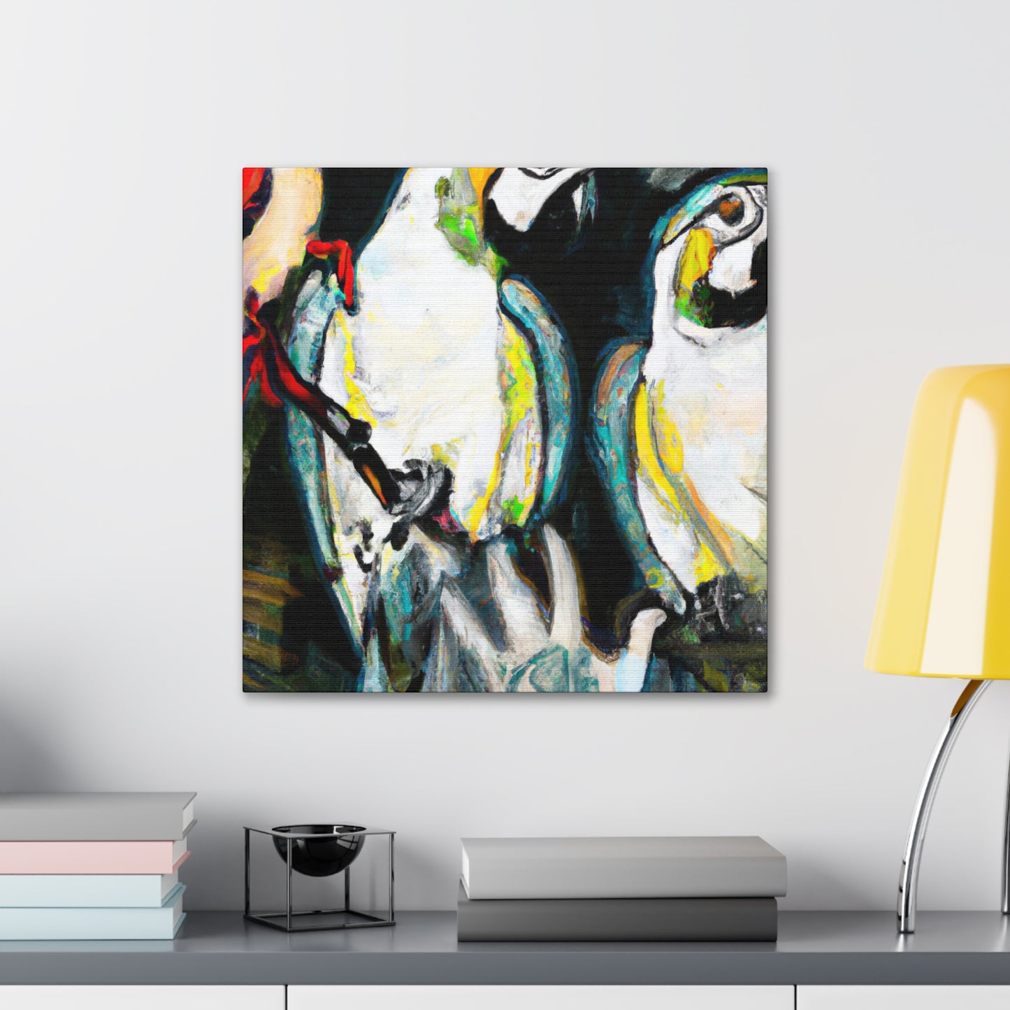 Macaw Brilliance Ablaze - Canvas