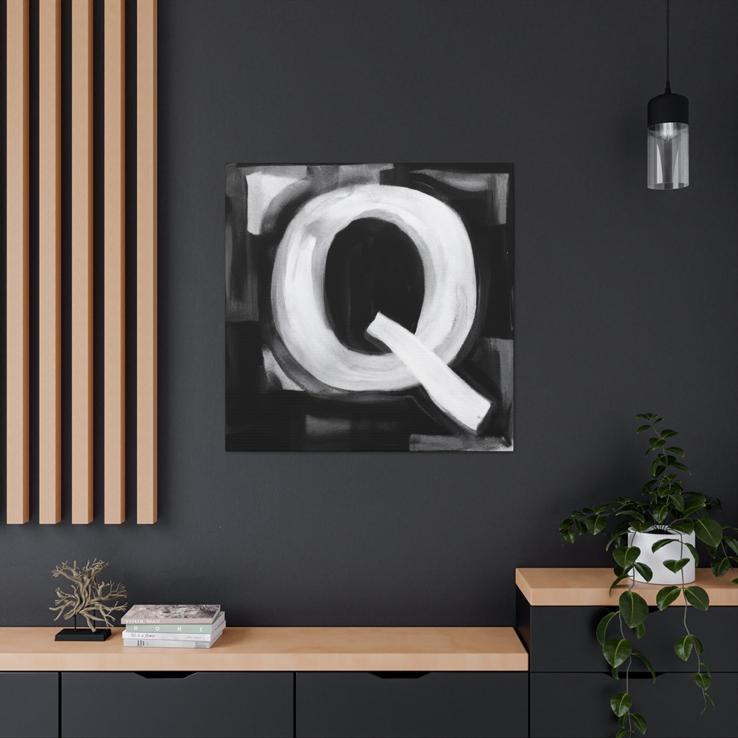 "Q's Dynamic Reflection" - Canvas