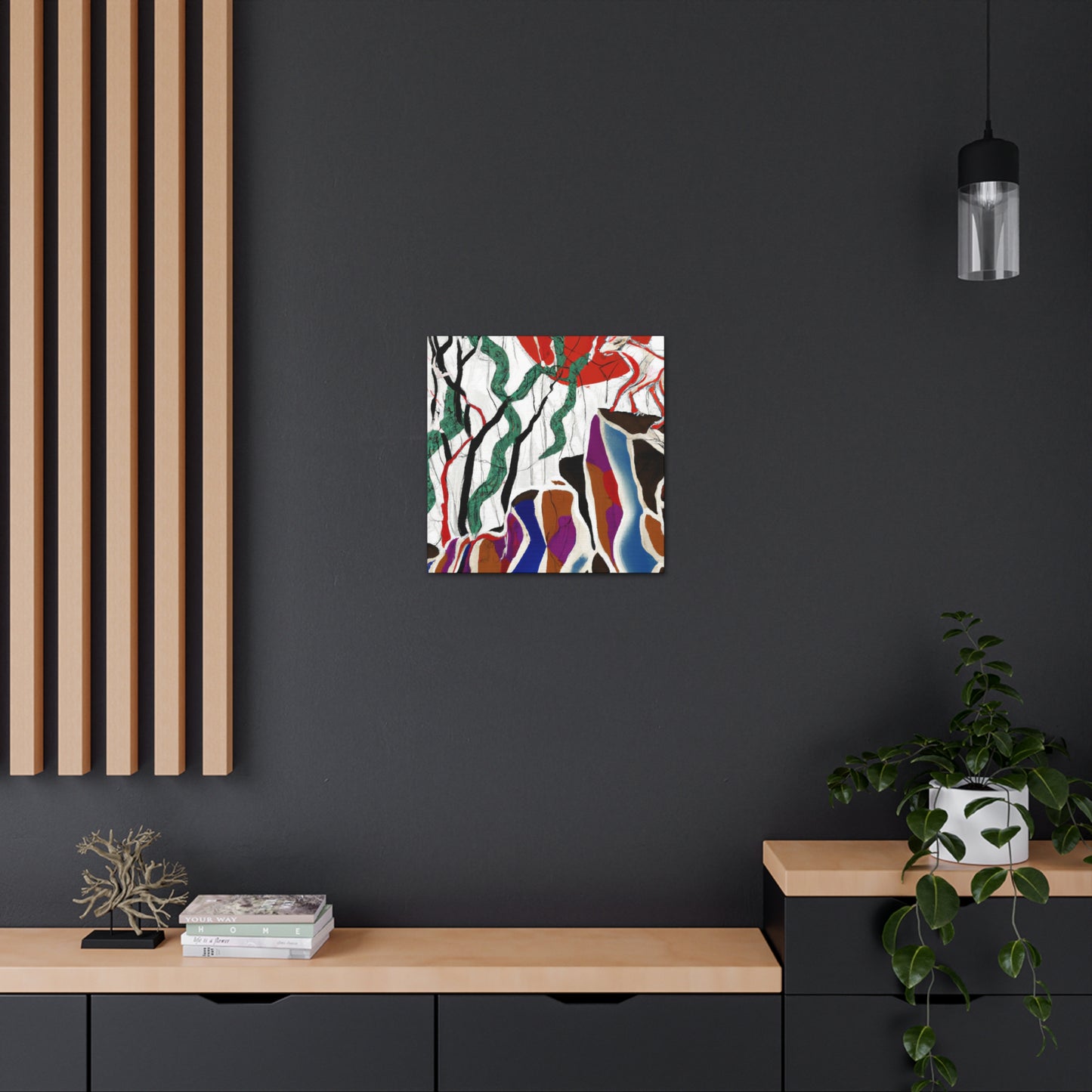 Chamois in Movement - Canvas