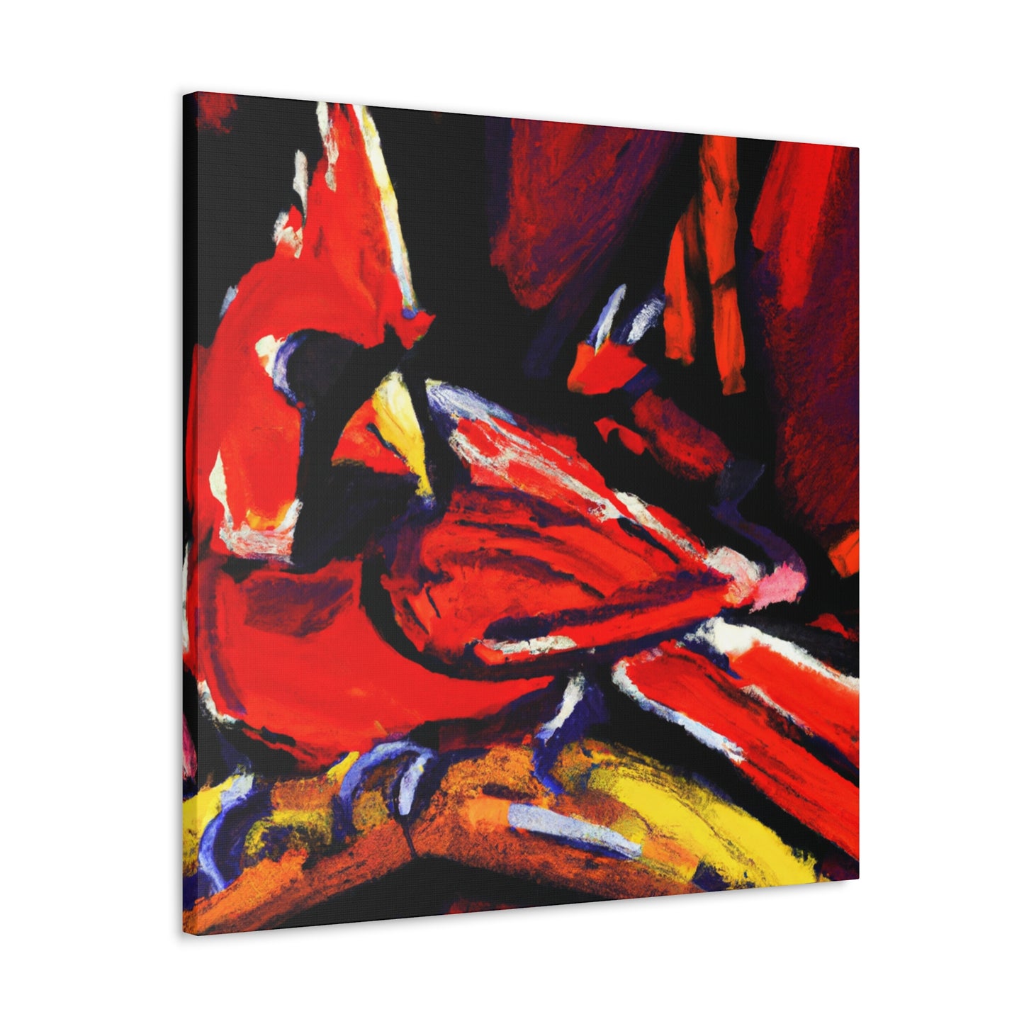 "Cardinal Obeys Nature" - Canvas