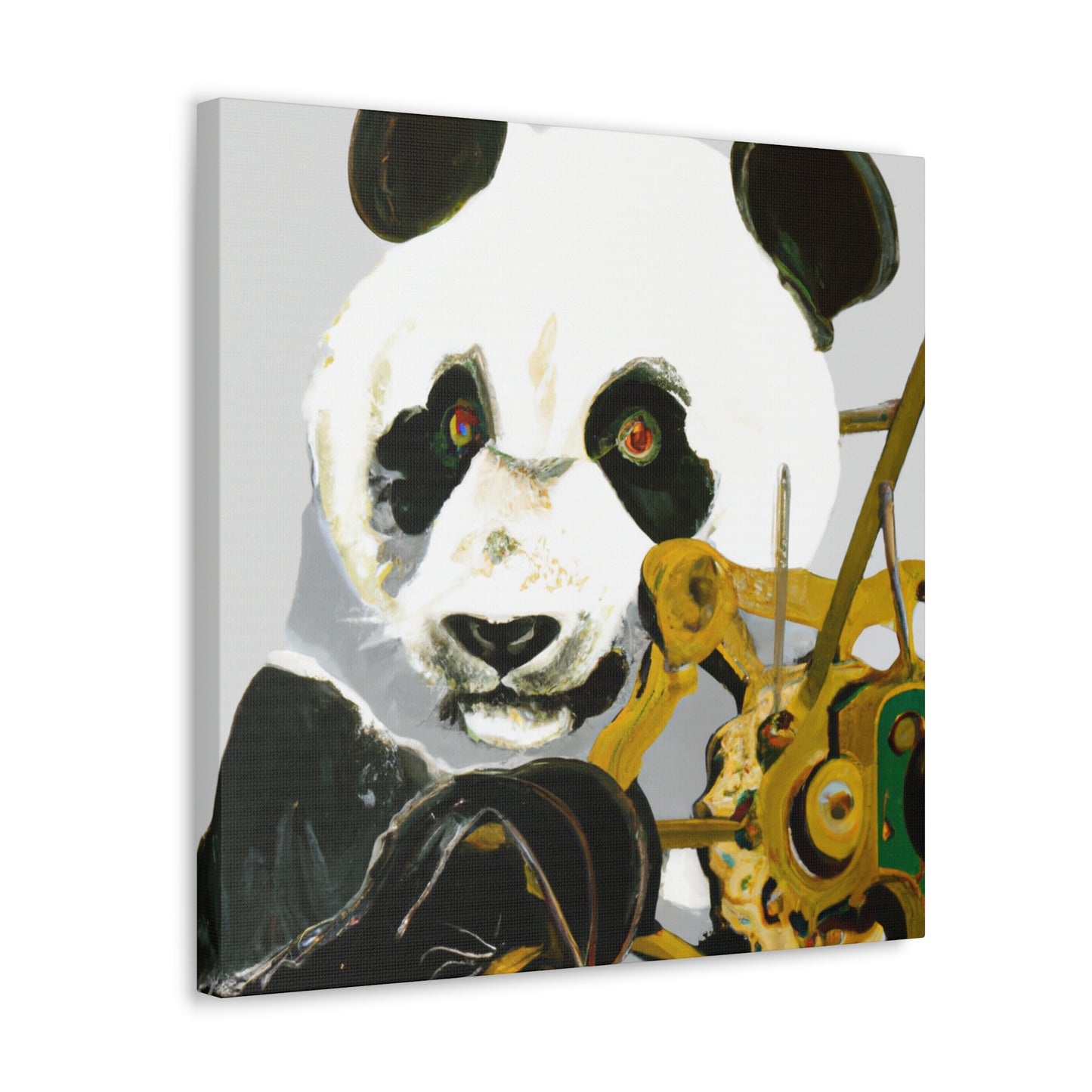 "Giant Panda Triumphant" - Canvas