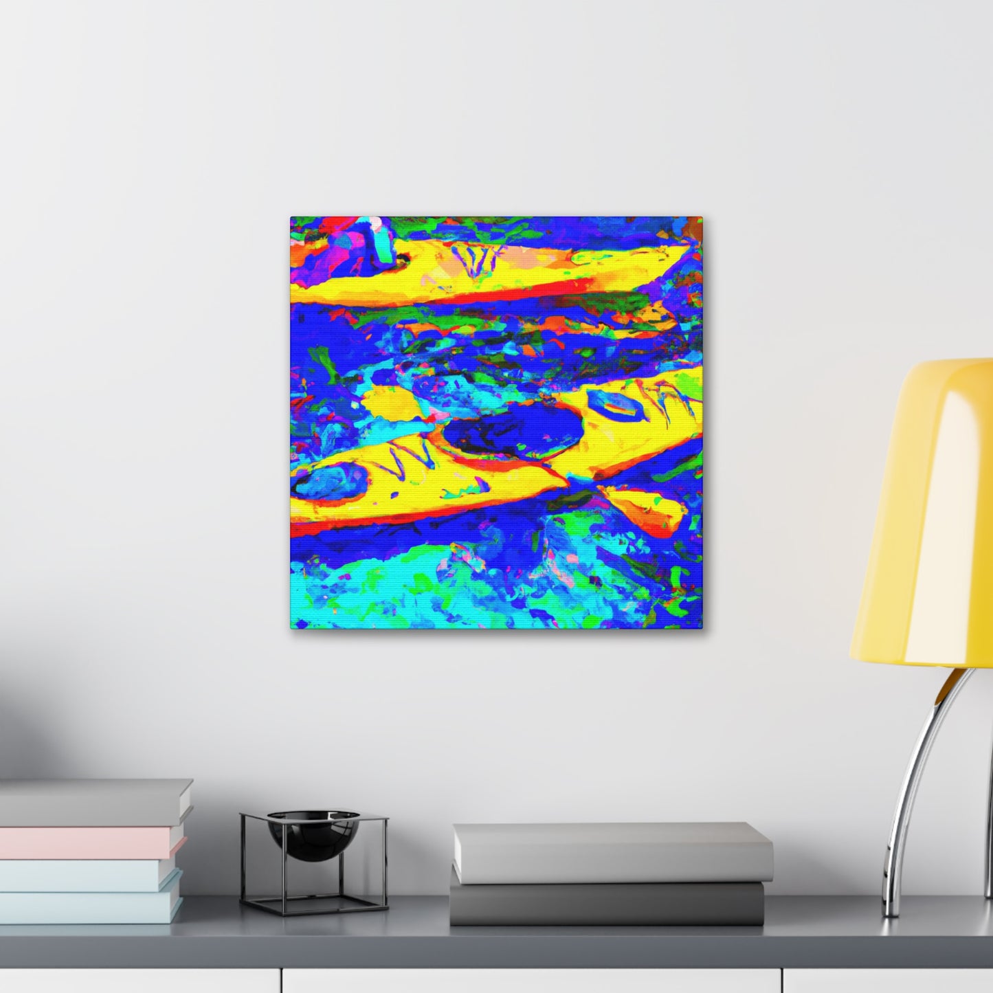 "Kayak On The Water" - Canvas