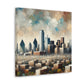 "Colorful Metropolis Unveiled" - Canvas