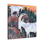 Mountain Goats Dreaming - Canvas