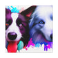 Border Collie Portrait - Canvas