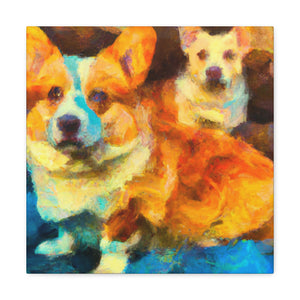 Corgi in Impressionism - Canvas