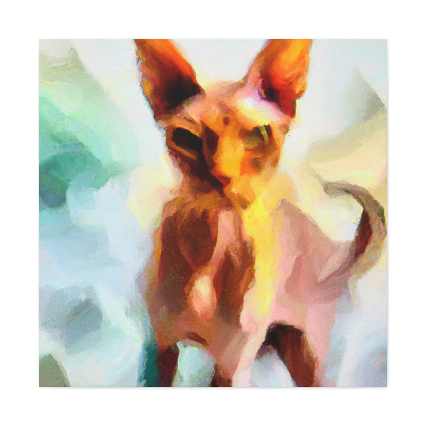 Mysterious Sphynx Dreaming - Canvas