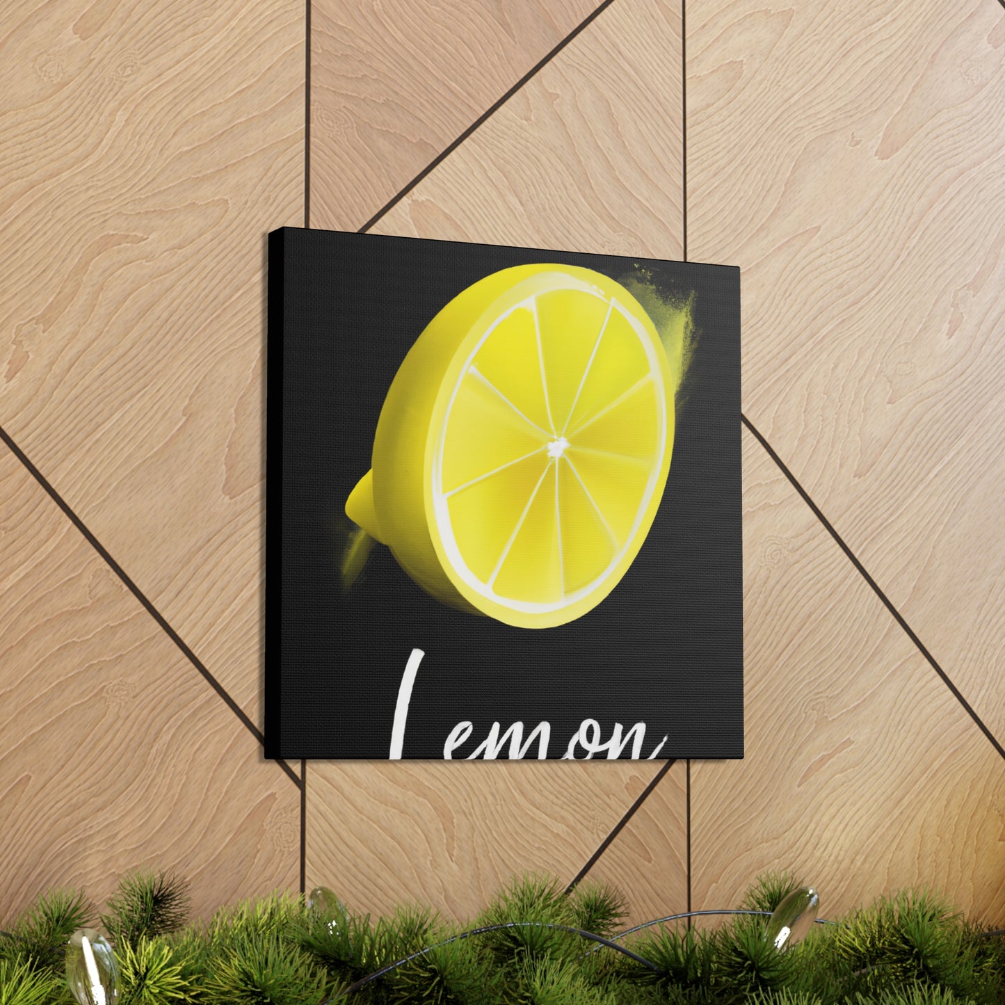 Lemon Zest Radiance - Canvas