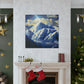 "Snowy Mountain Impressionism" - Canvas