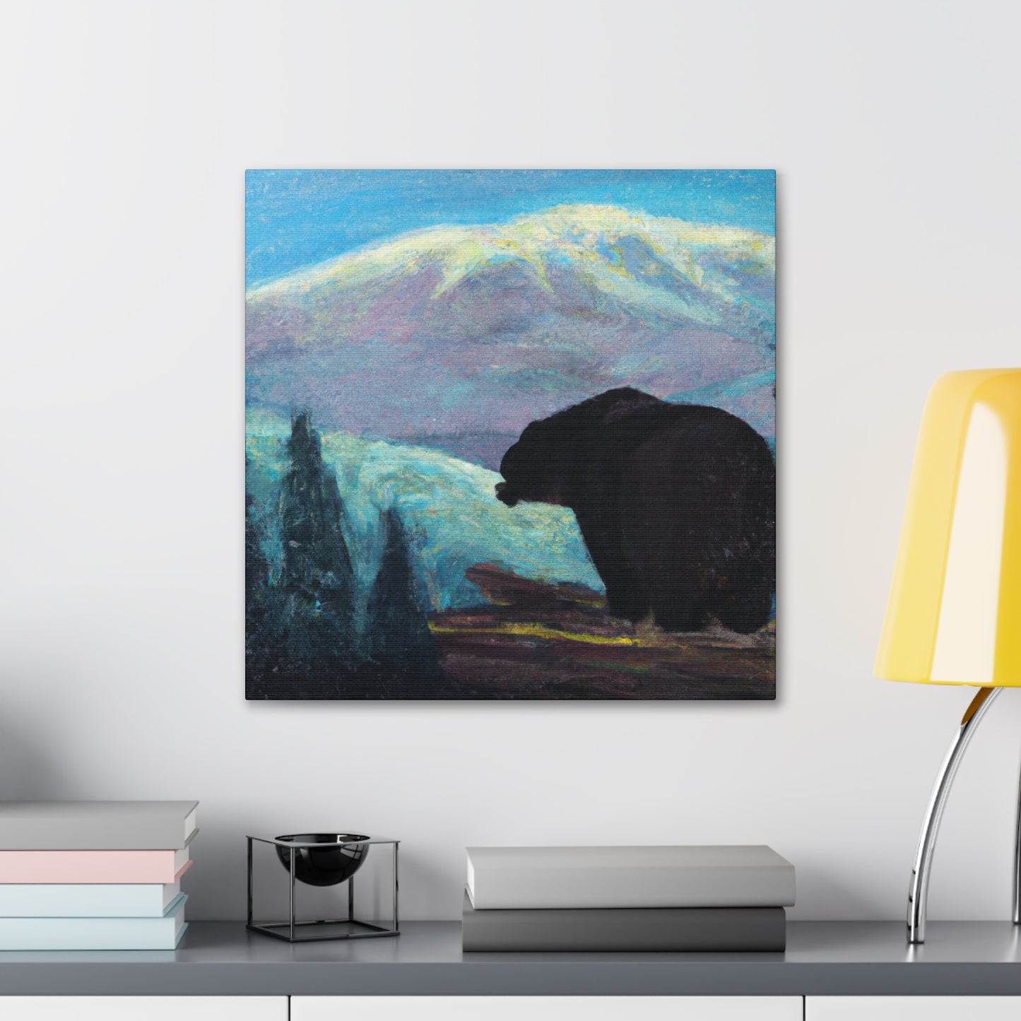 "The Black Bear Monolith" - Canvas