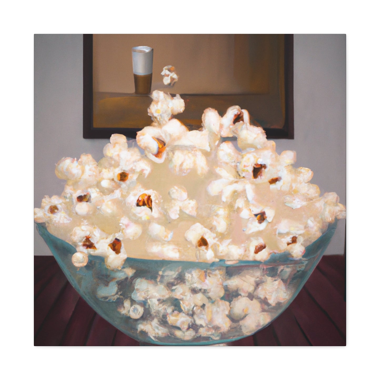 "Popcorn in Surreality". - Canvas