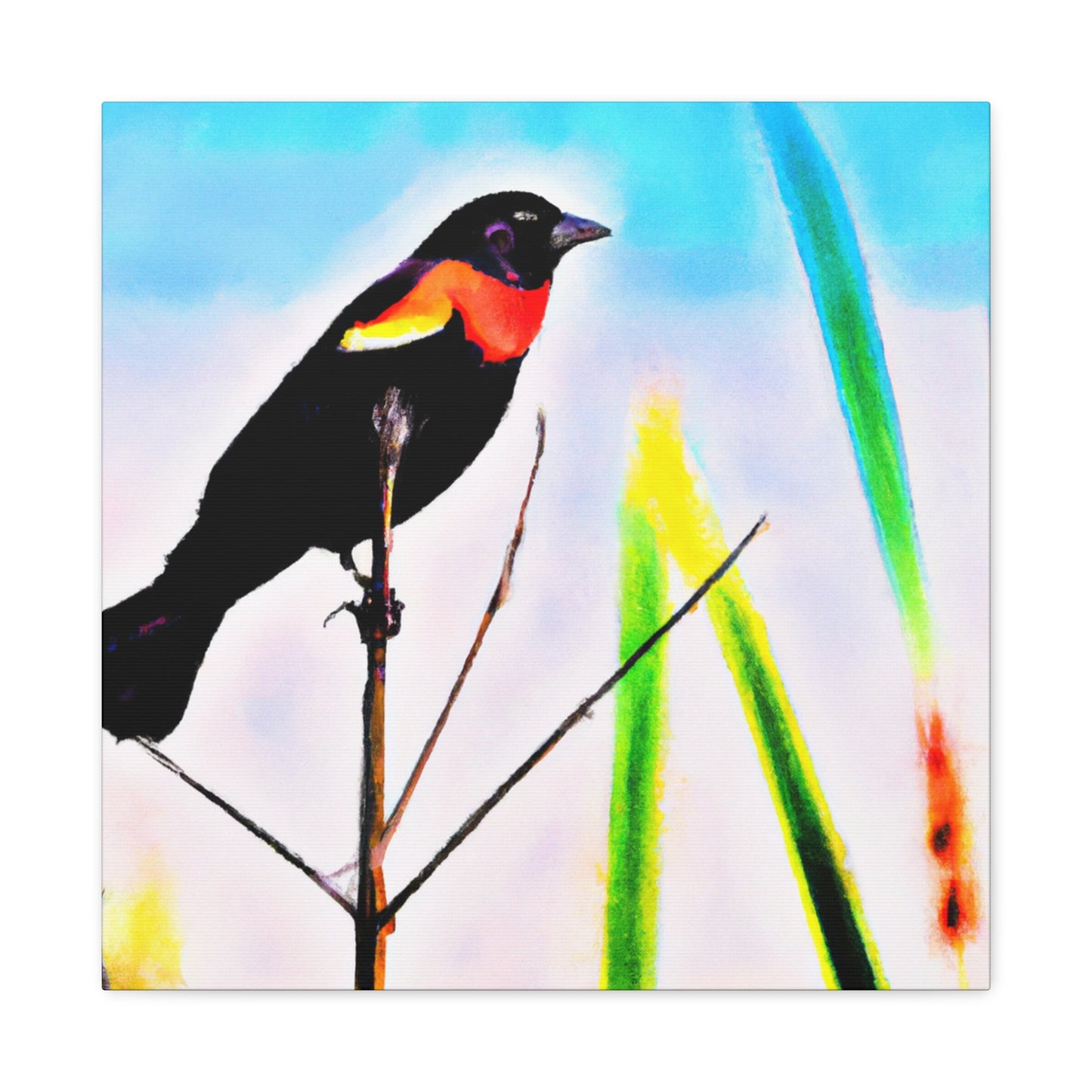 Red-winged Blackbird Glory - Canvas