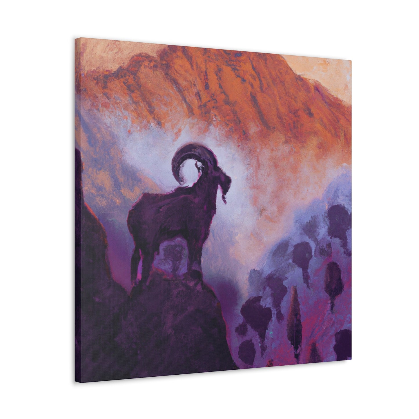 The Bighorn Regard - Canvas