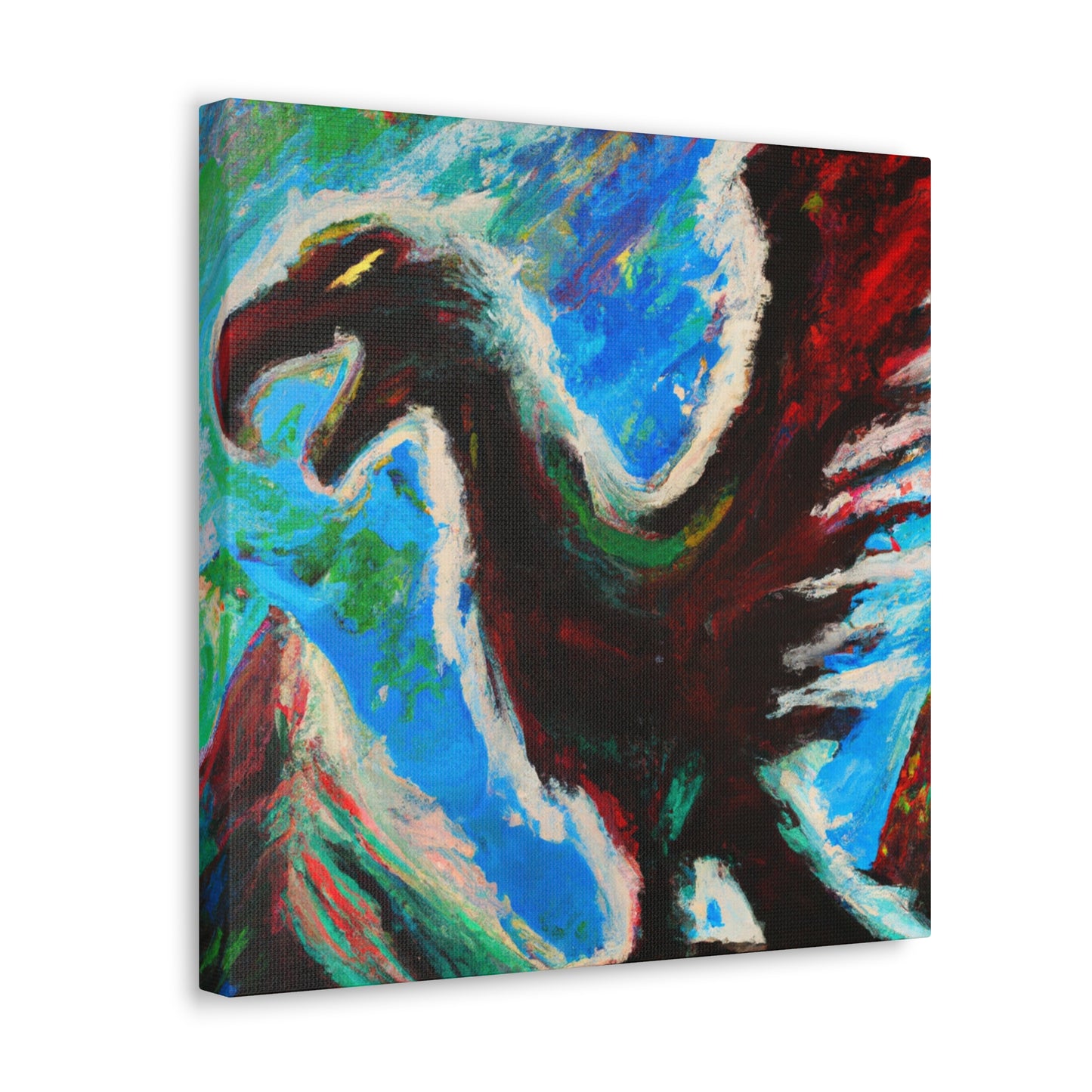 "Condor in Flight Below" - Canvas