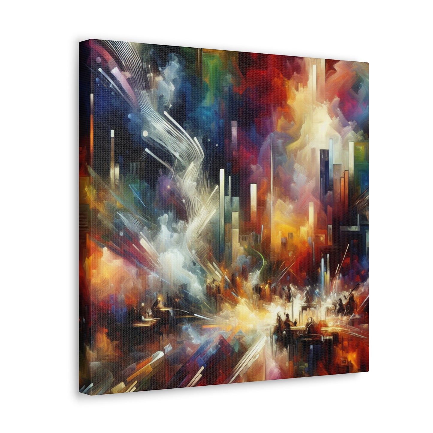 Ethereal Lounge Glow - Canvas