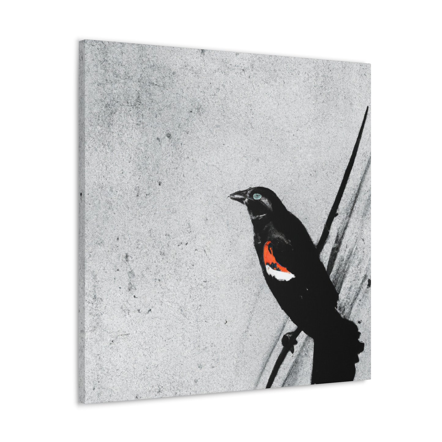 "Red Winged Blackbird Calls" - Canvas