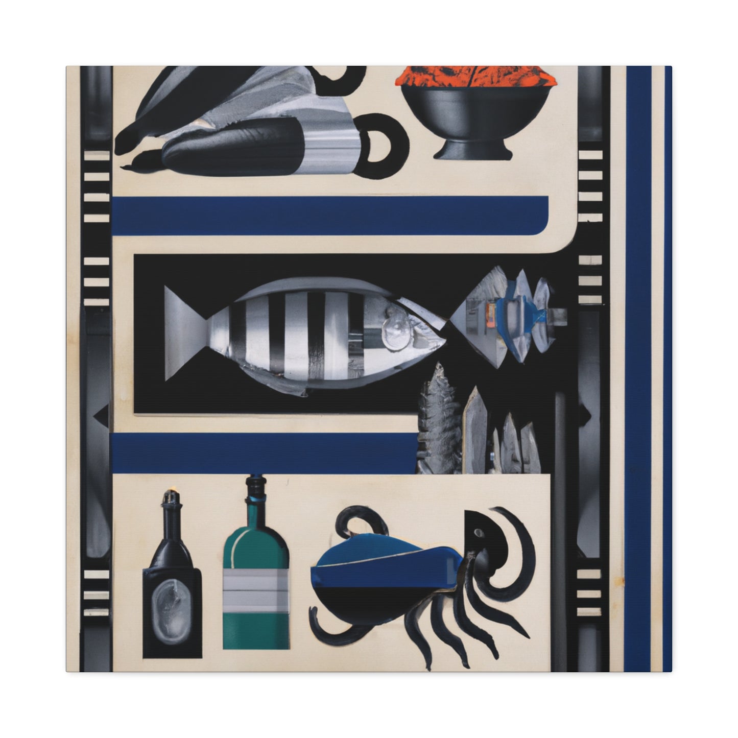 Seafood Glamour Spray - Canvas