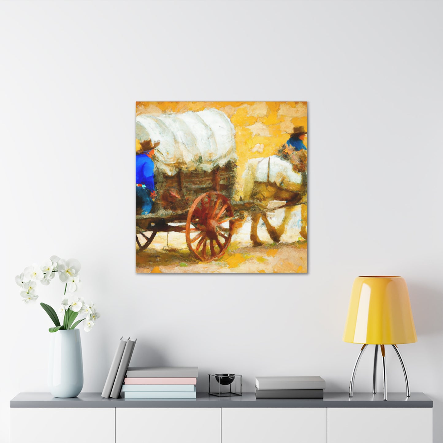 Chuck Wagon Reflections - Canvas