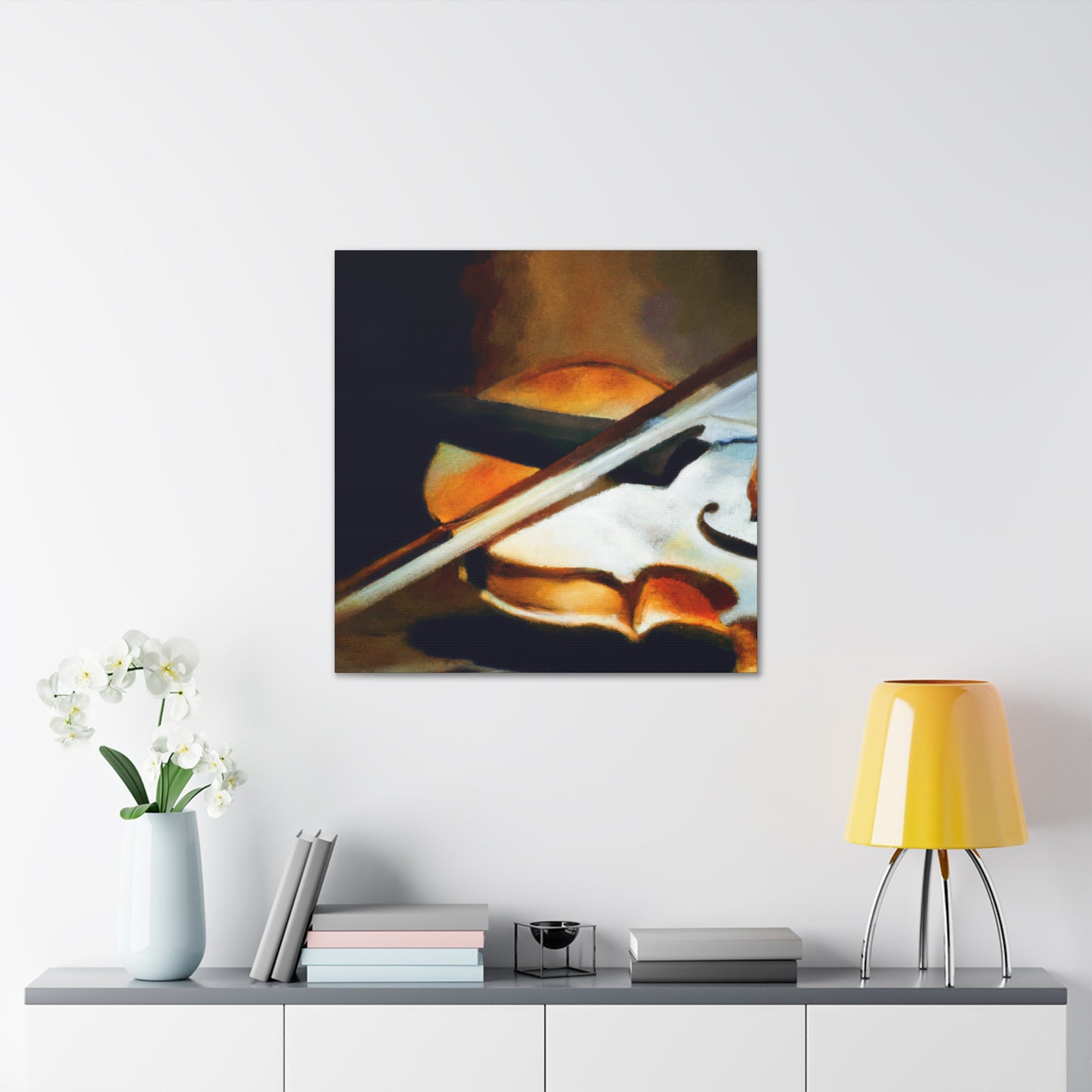 "Violin Elegance Melody." - Canvas