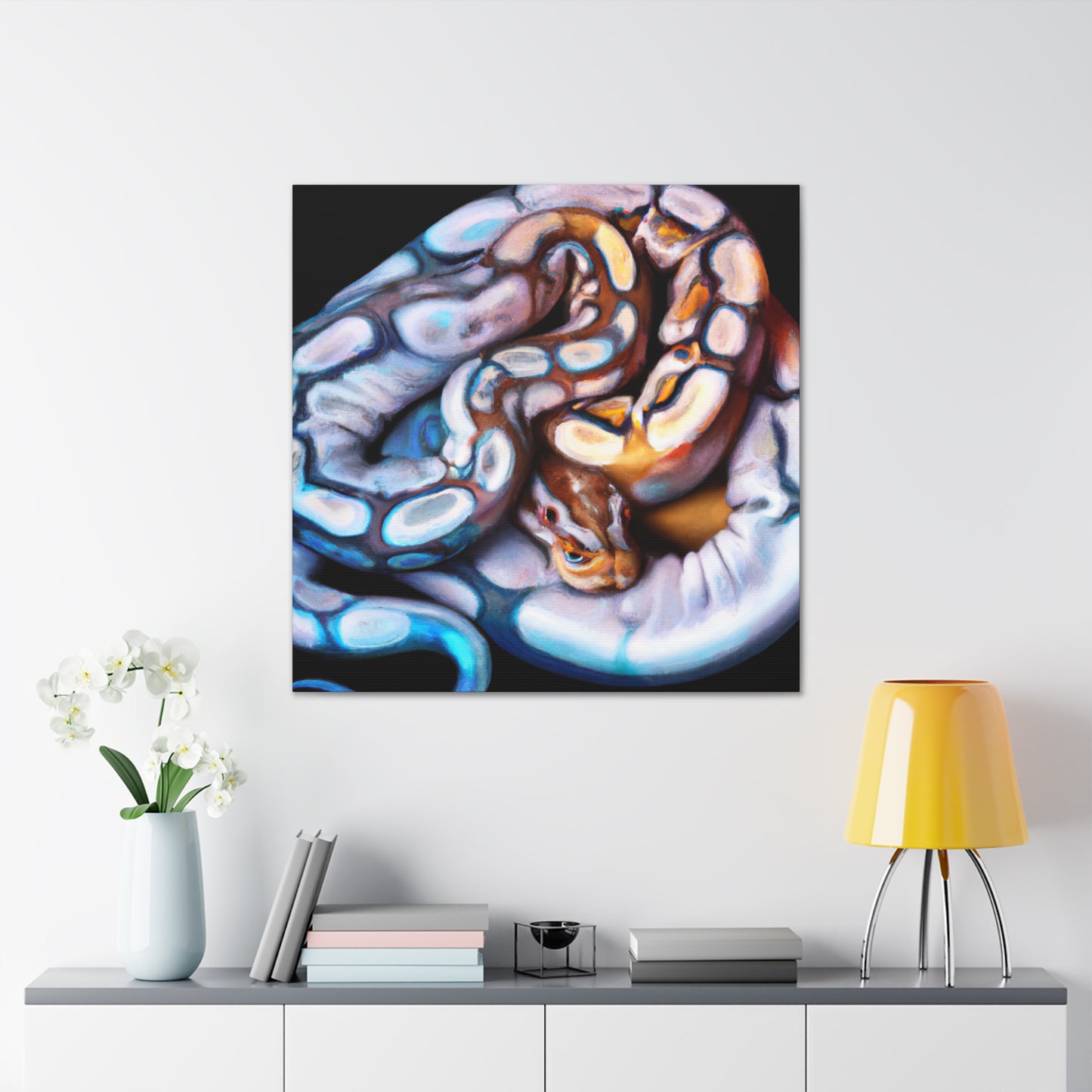 "Coursing Ball Python Vigor" - Canvas