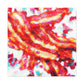 Bacon Pointillism Splendor - Canvas