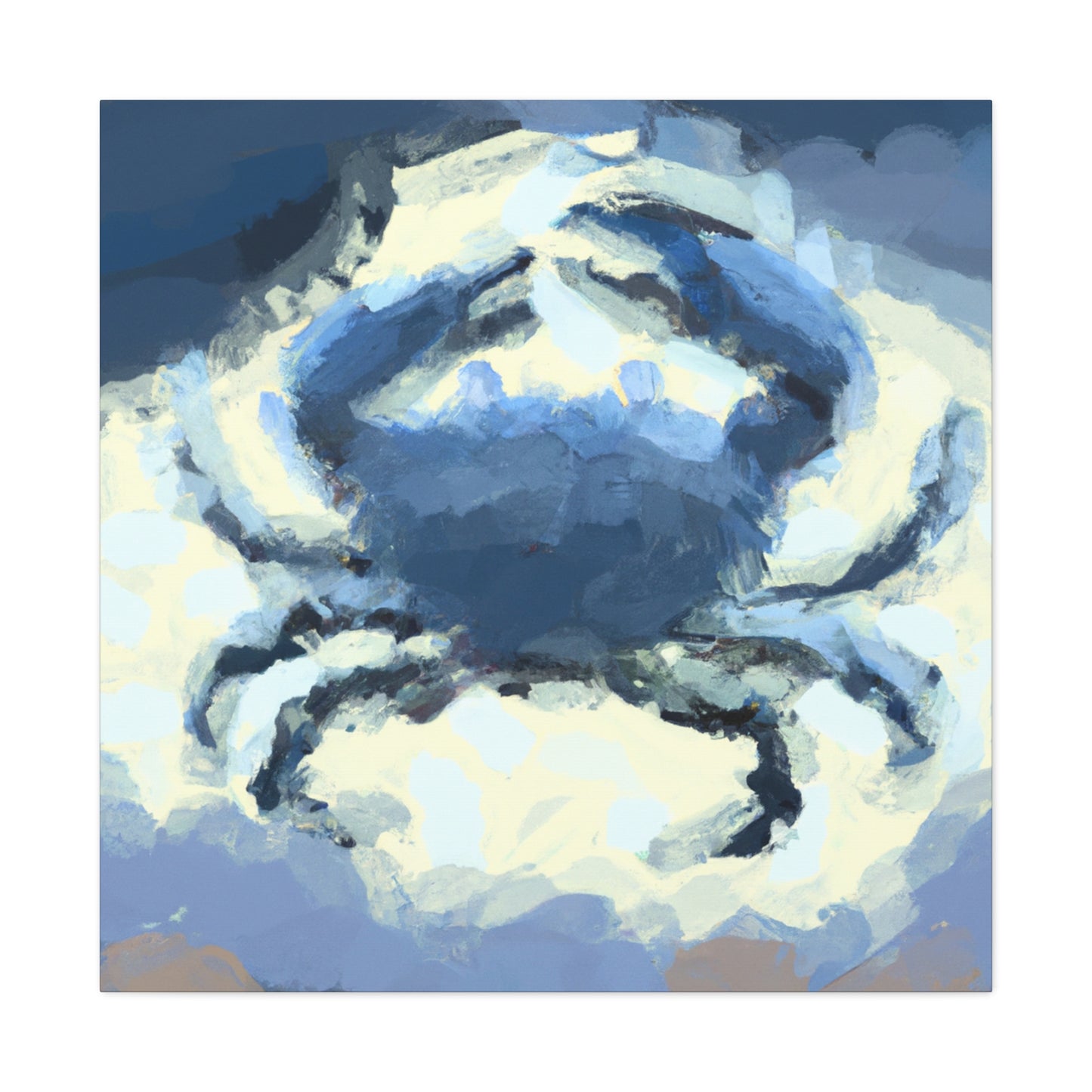 Crabby Impressionism Winnows - Canvas