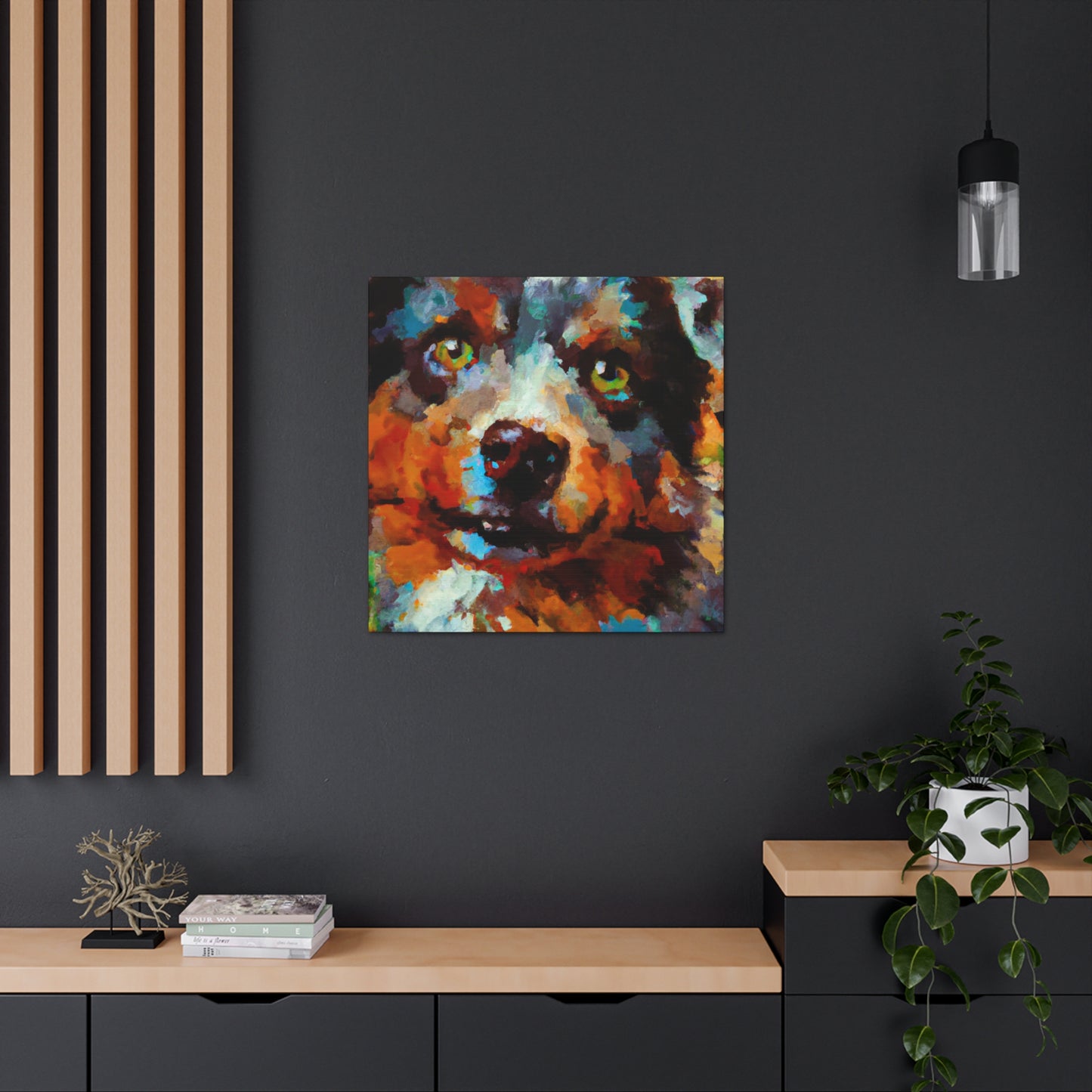 Aussie Shepherd Impression - Canvas