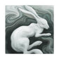 Frosty Arctic Hare Dream - Canvas