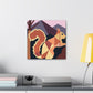 Squirrel in Deco Style - Canvas