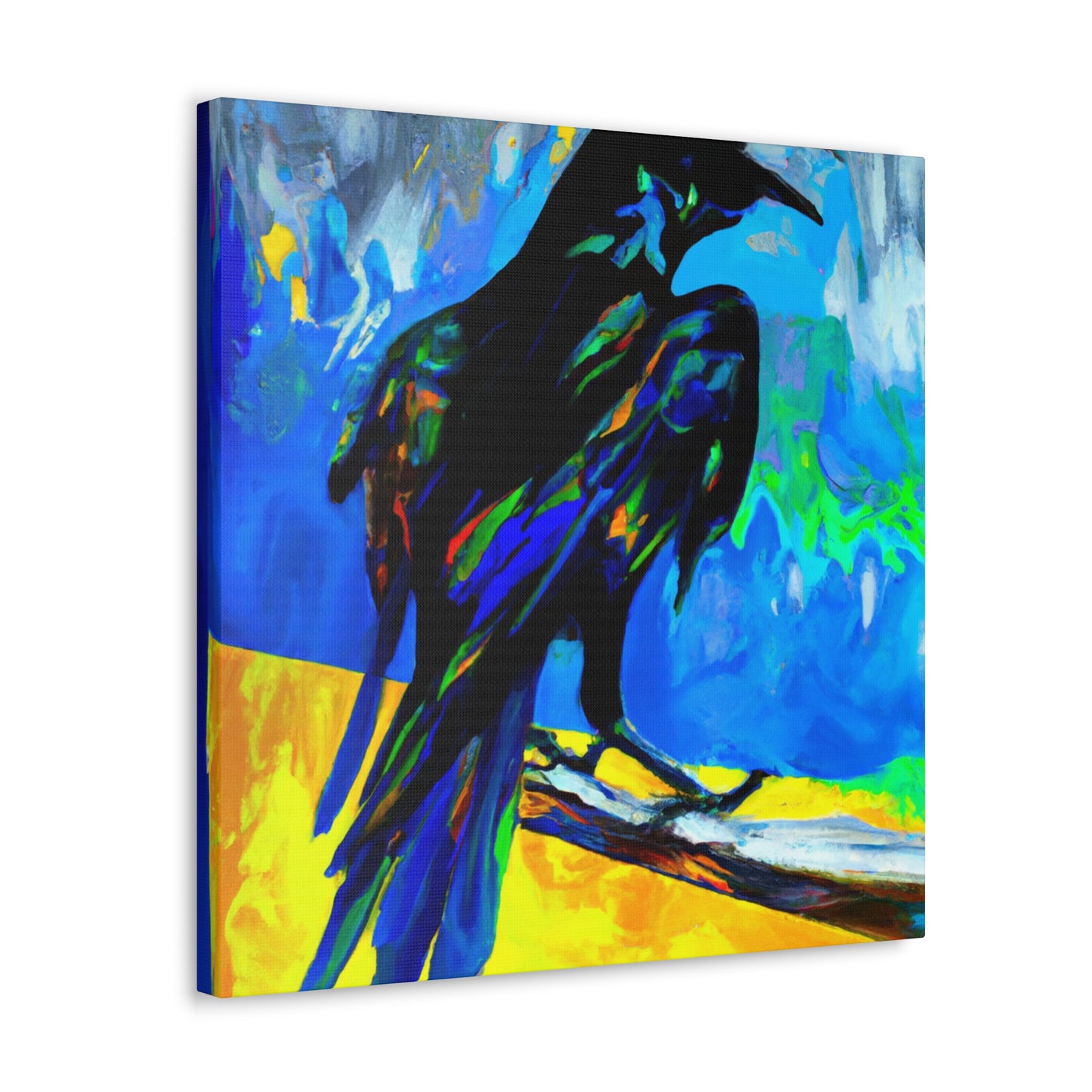 American Crows Take Flight - Canvas