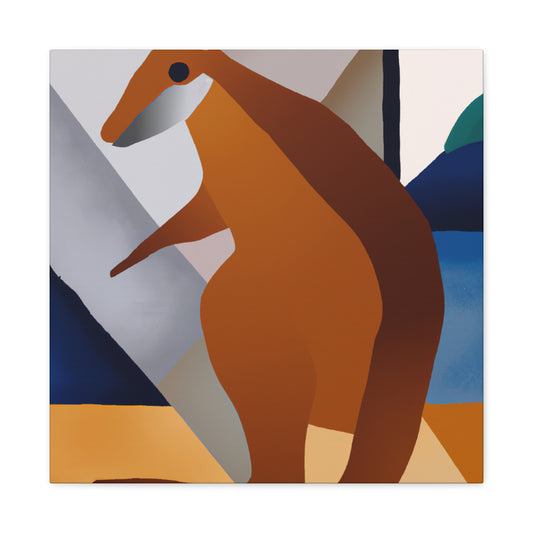 Wallaby in Art Deco - Canvas