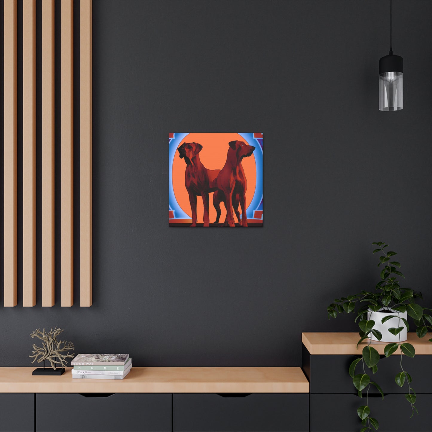 Ridgeback Art Deco. - Canvas