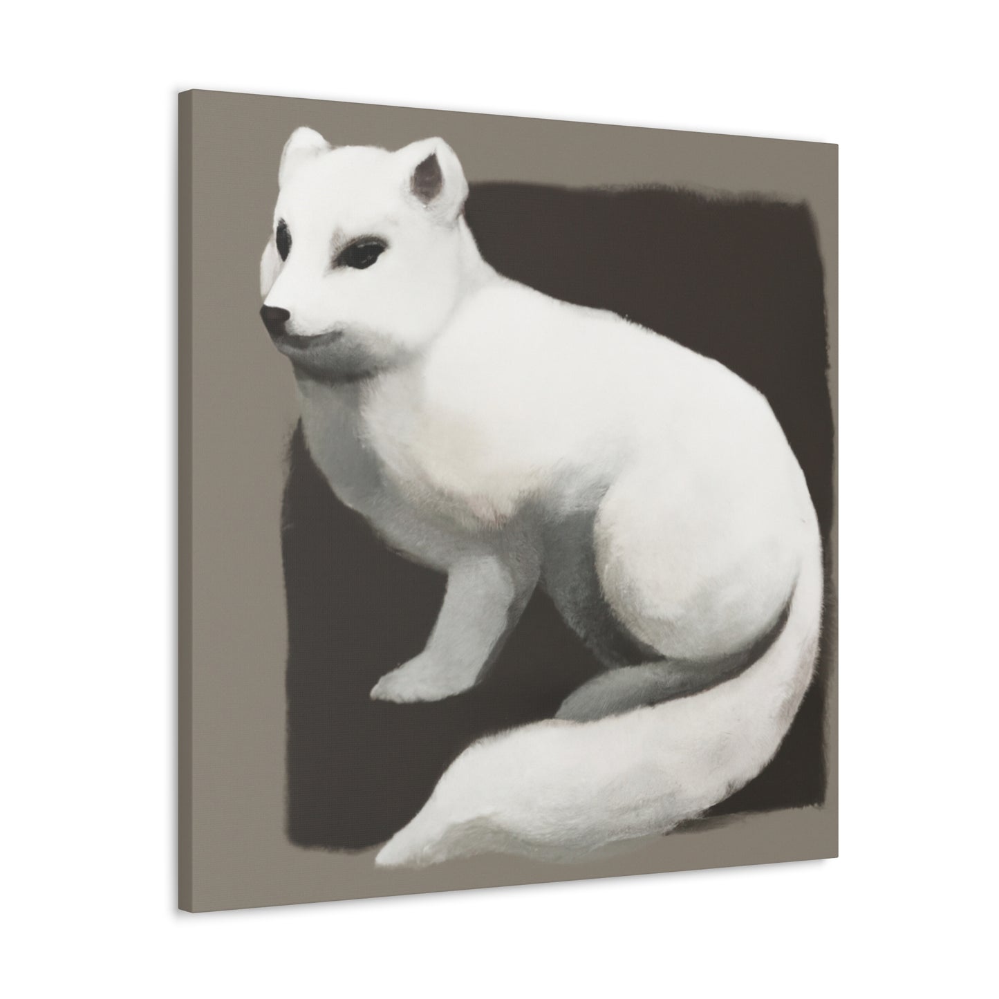 "Arctic Fox Majestic Beauty" - Canvas