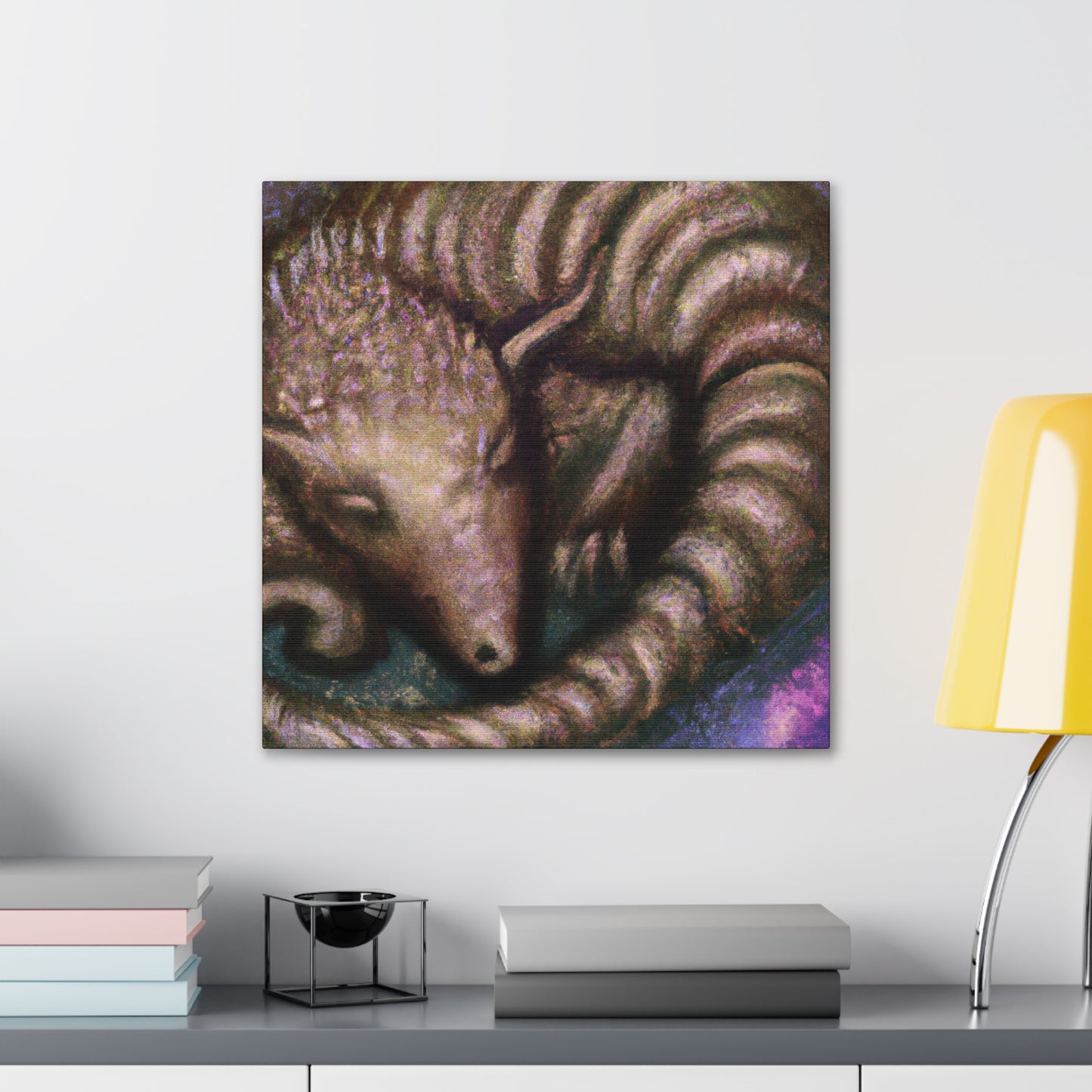 "Pangolin's Surreal Dream" - Canvas