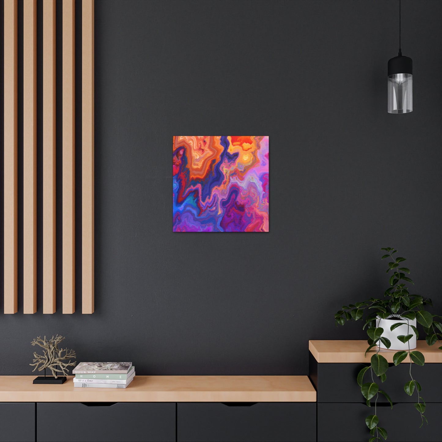 "Chromatic Celestial Moment" - Canvas