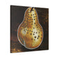 "Pear-y Steampunk Charm" - Canvas