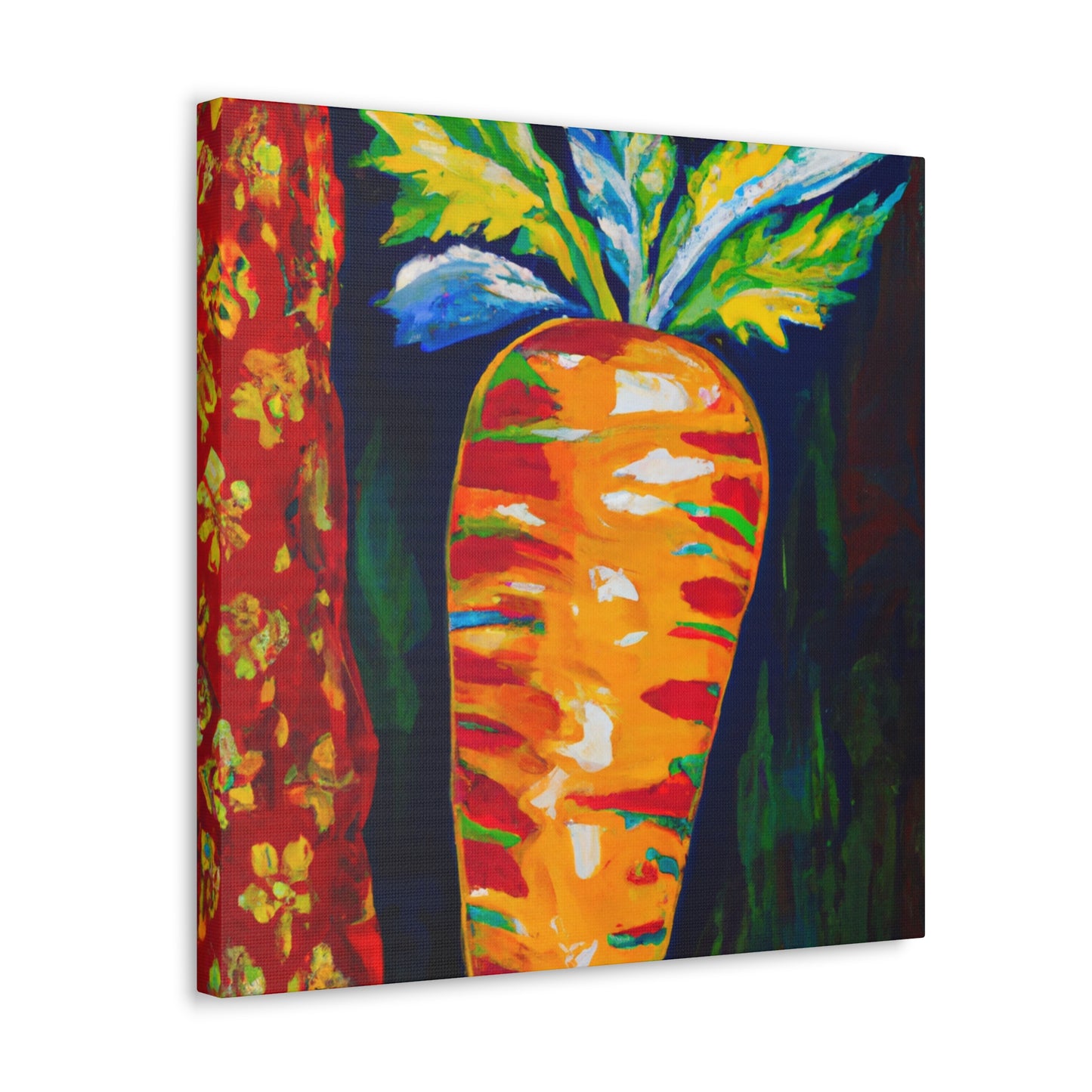 "Carrot in Baroque" - Canvas