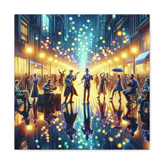 "Mimes of the Metropolis" - Canvas