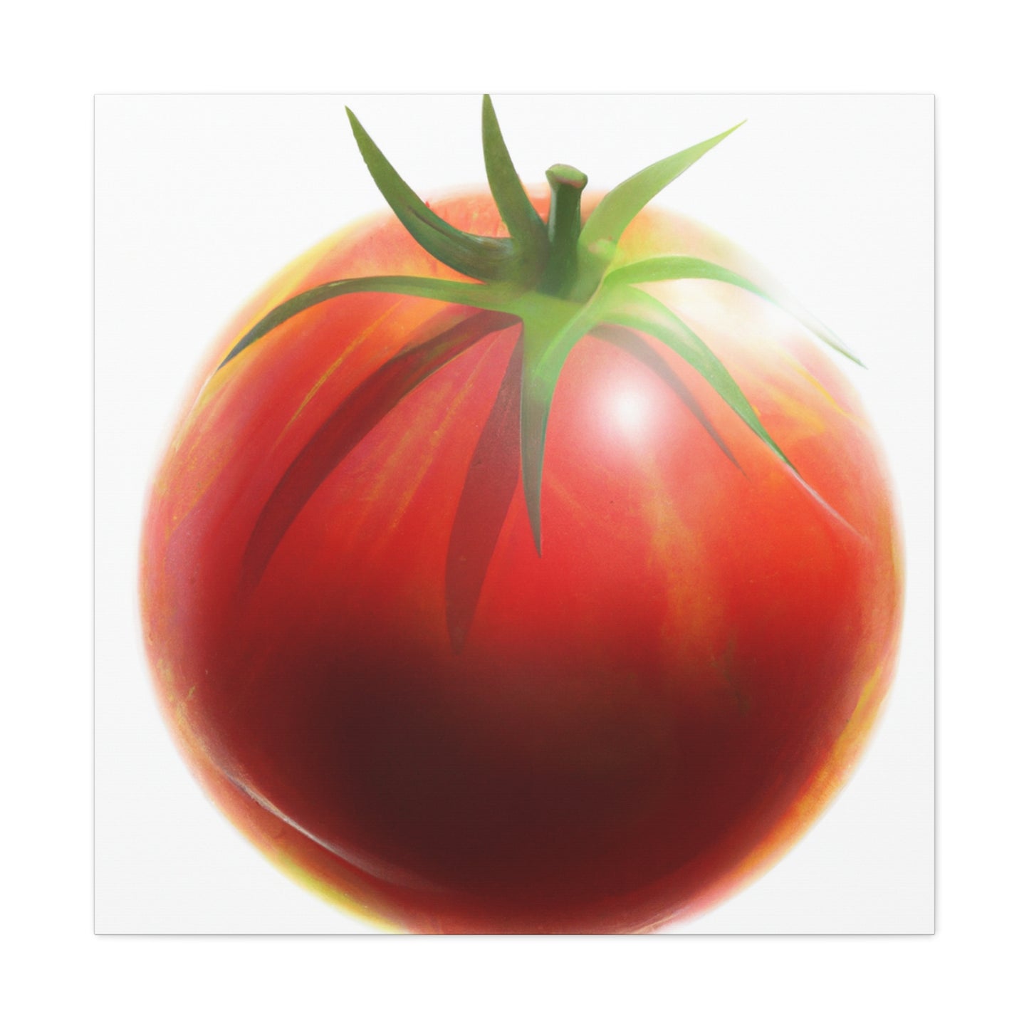 The Tomato's Vibrance - Canvas