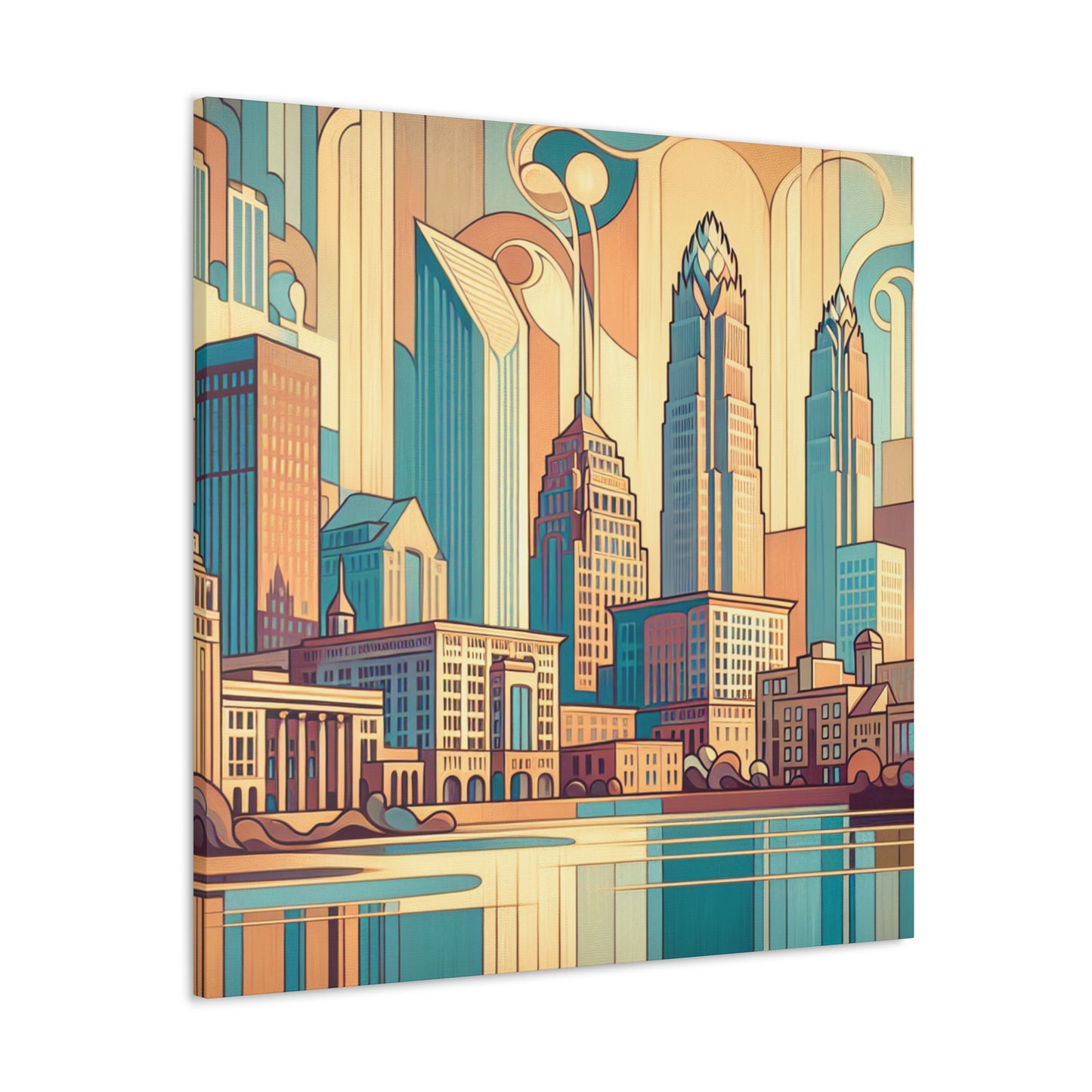 Queen City in Bloom - Canvas