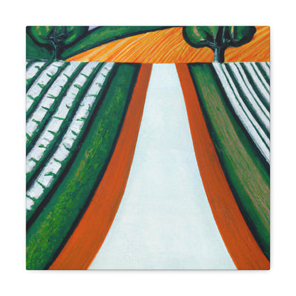 "Country Road Art Deco" - Canvas