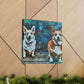 "Corgis At Playtime" - Canvas