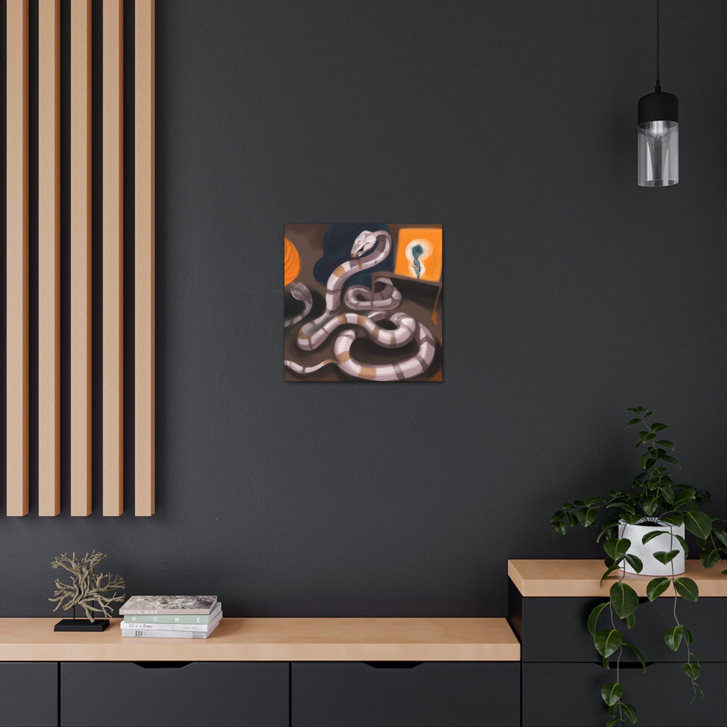 "Corn Snake in Flight" - Canvas