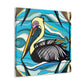 Pelican in Art Deco - Canvas