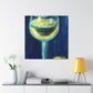 "Wineglass Reflections Impression" - Canvas