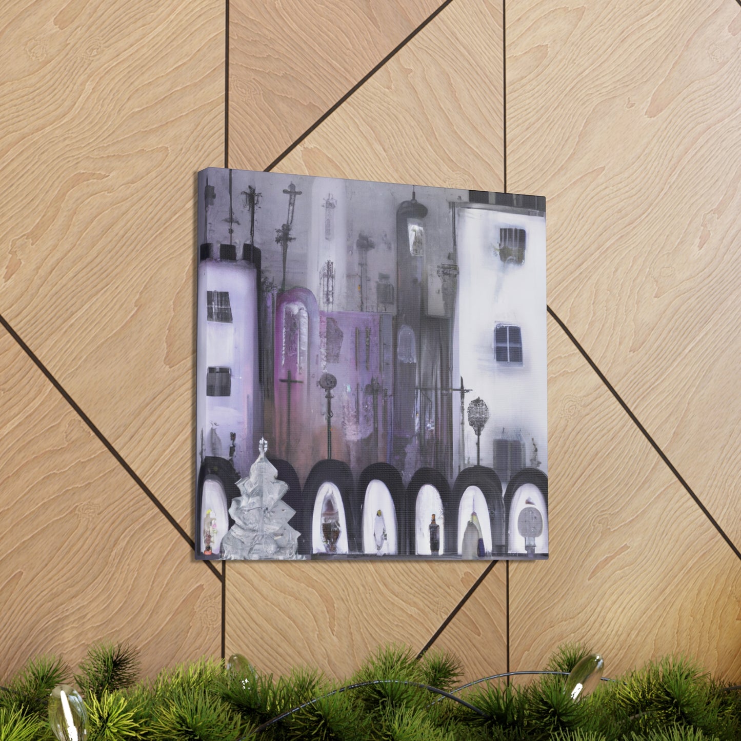 City Square Dreamscape - Canvas