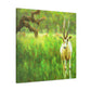 Gazelle in Impressionism - Canvas