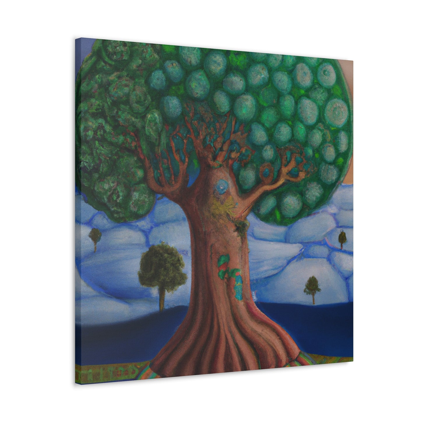 "Oak Tree in Dreamscape" - Canvas